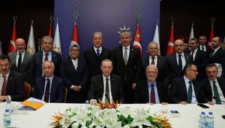 AK Parti Kayseri Cumhurbaşkanı ile buluştu