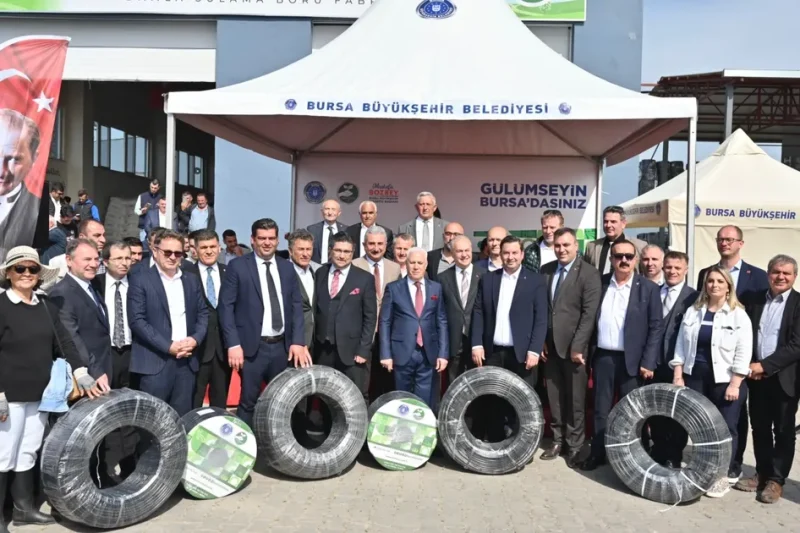Bursa Büyükşehir’den çiftçiye büyük destek
