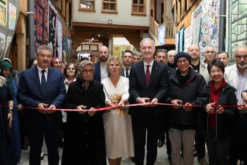 Kırkyama sanatı İnegöl Kent Müzesinde görücüye çıktı