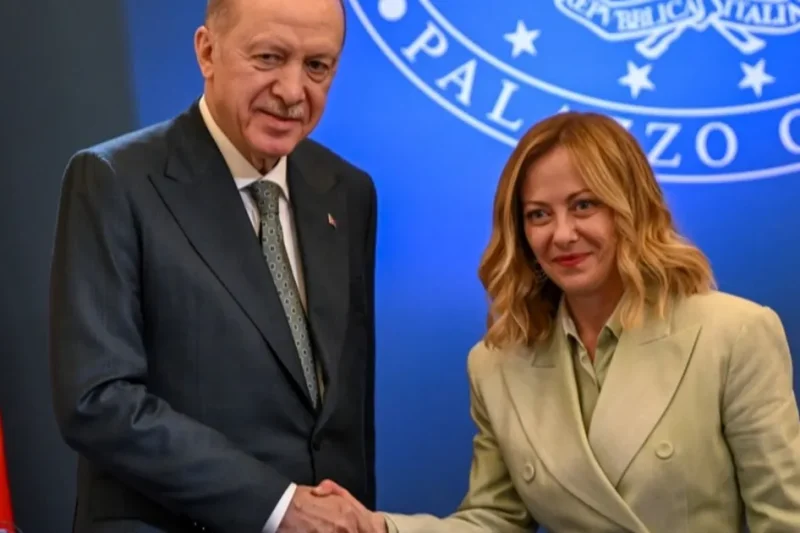 Cumhurbaşkanı Erdoğan, Meloni ile görüştü