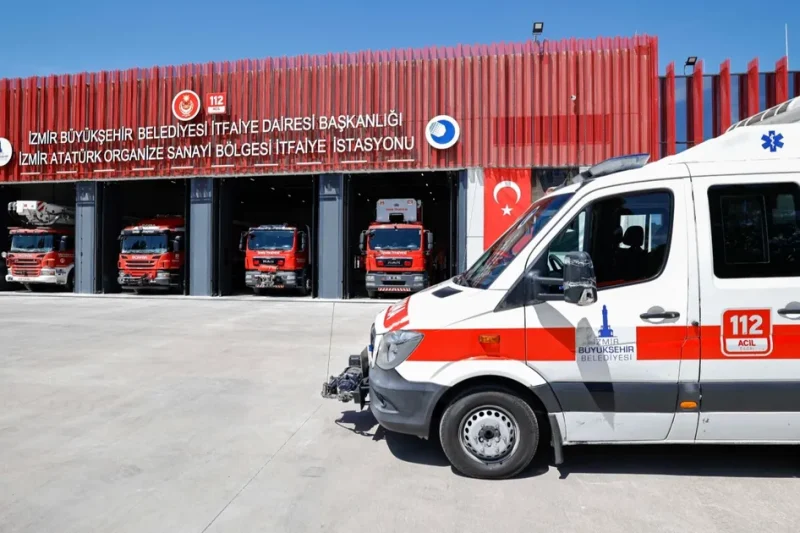 İzmir Çiğli’de itfaiyeye modern istasyon