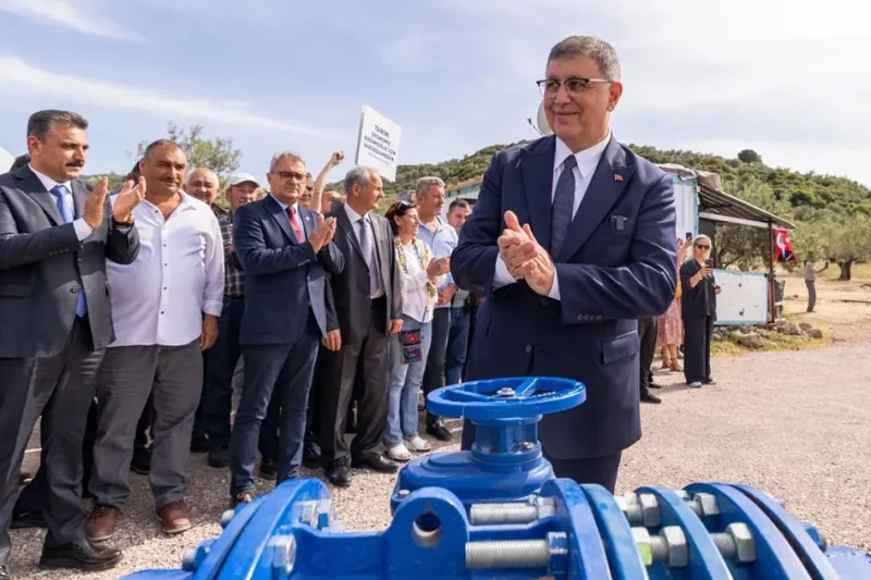 İzmir Dikili’de çiftçiye can suyu