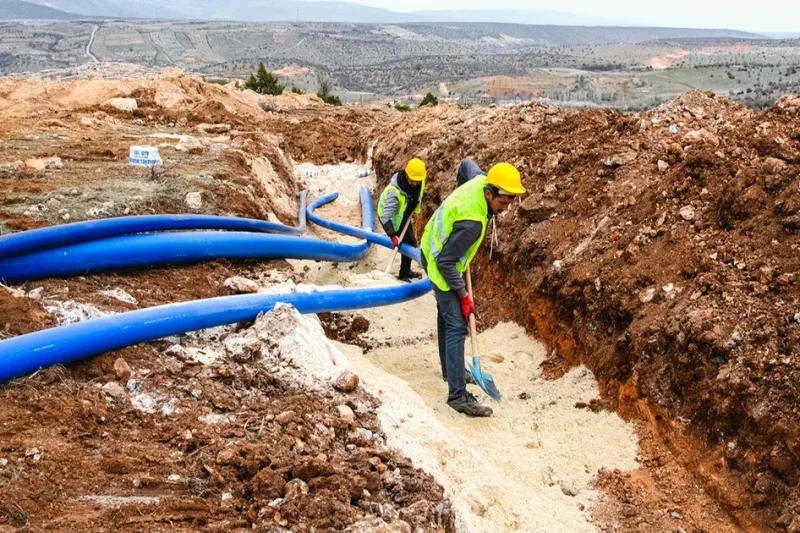 Malatya’da 8 bin 100 metre altyapı