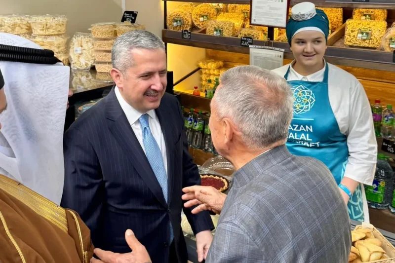Ticaret Bakan Yardımcısı, Kazan Helal Market Fuarı’nda